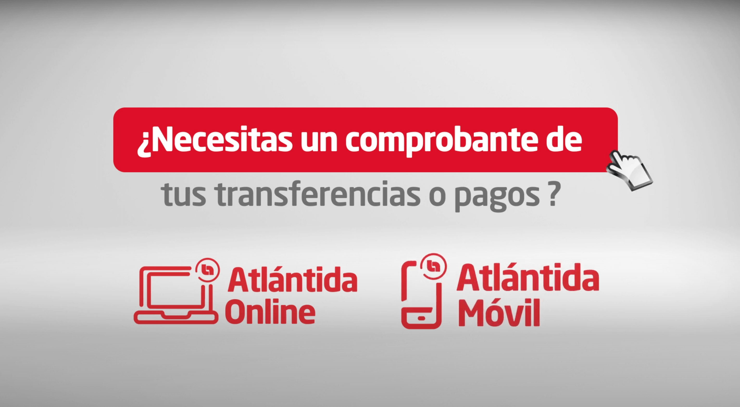 Consultas de transacciones en Atlántida Online